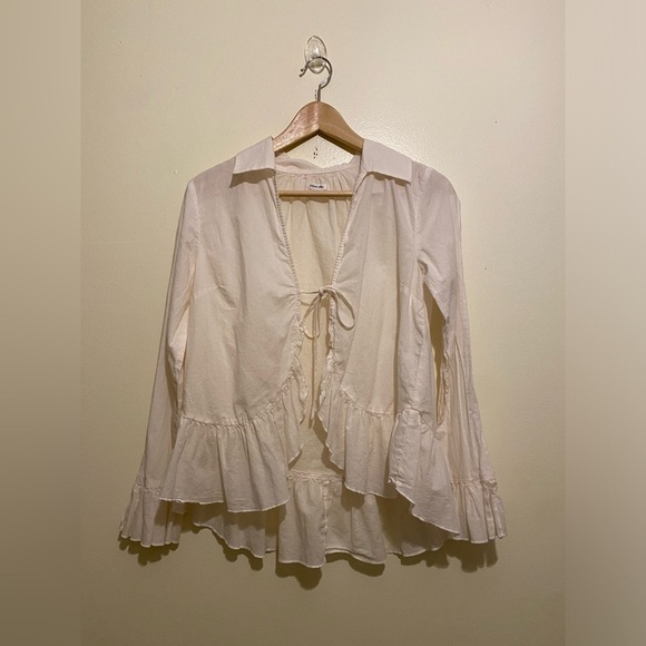 Kimchi Blue Tops - Kimchi Blue Soft Cream Blouse. Size S